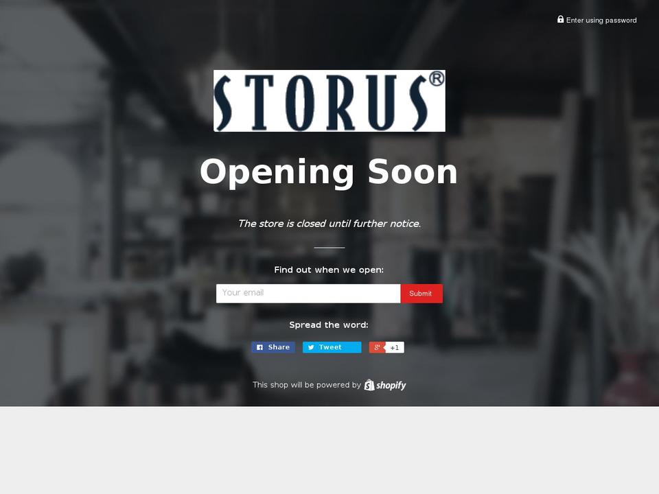 storuspromotions.com shopify website screenshot