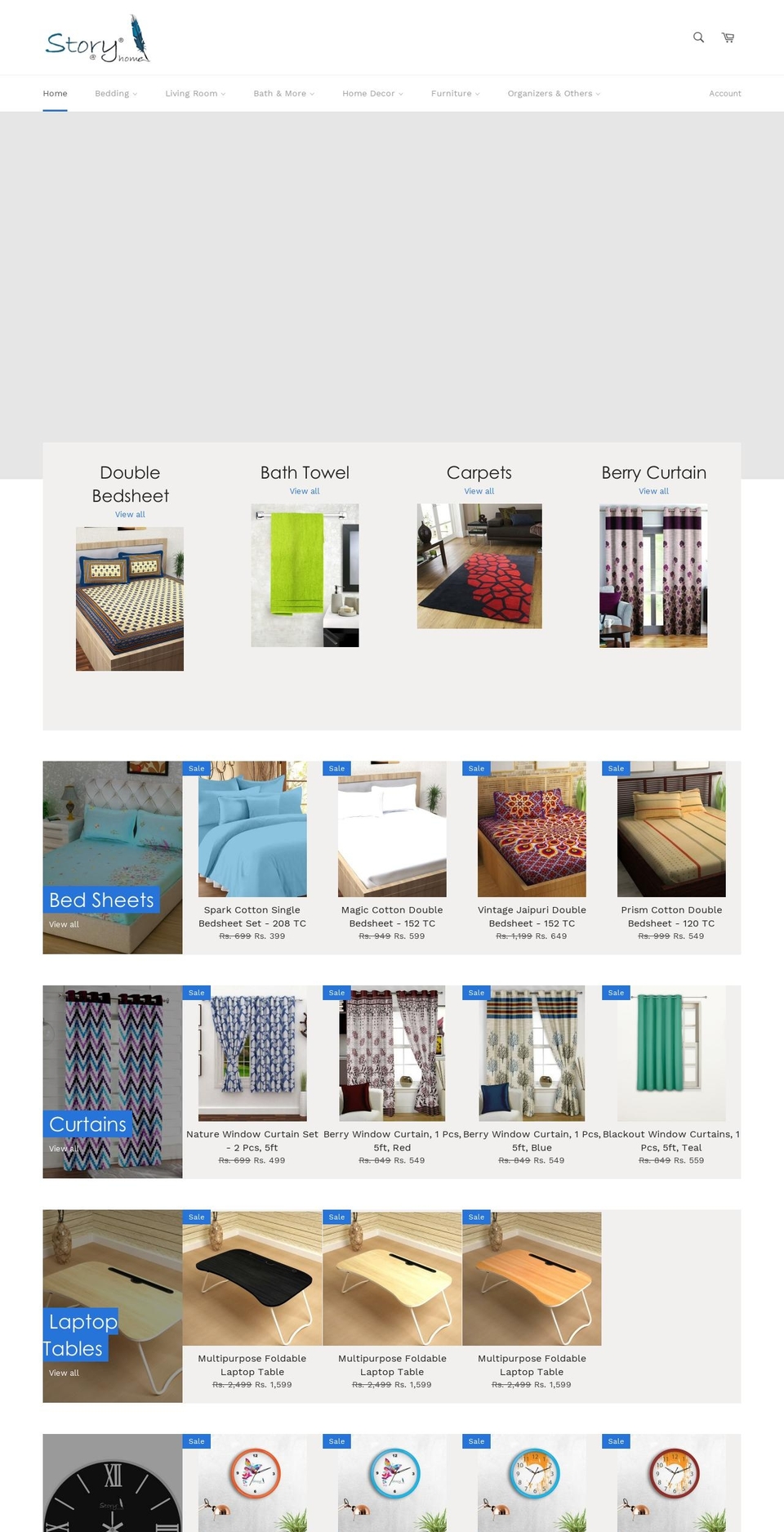 storyathome.com — Shopify storefront screenshot