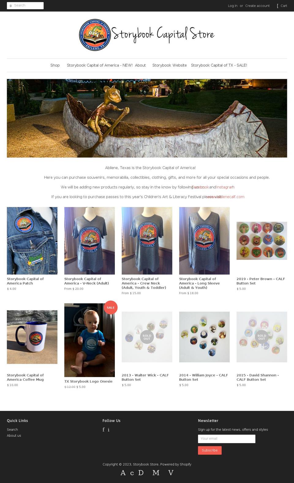 storybookstore.myshopify.com shopify website screenshot