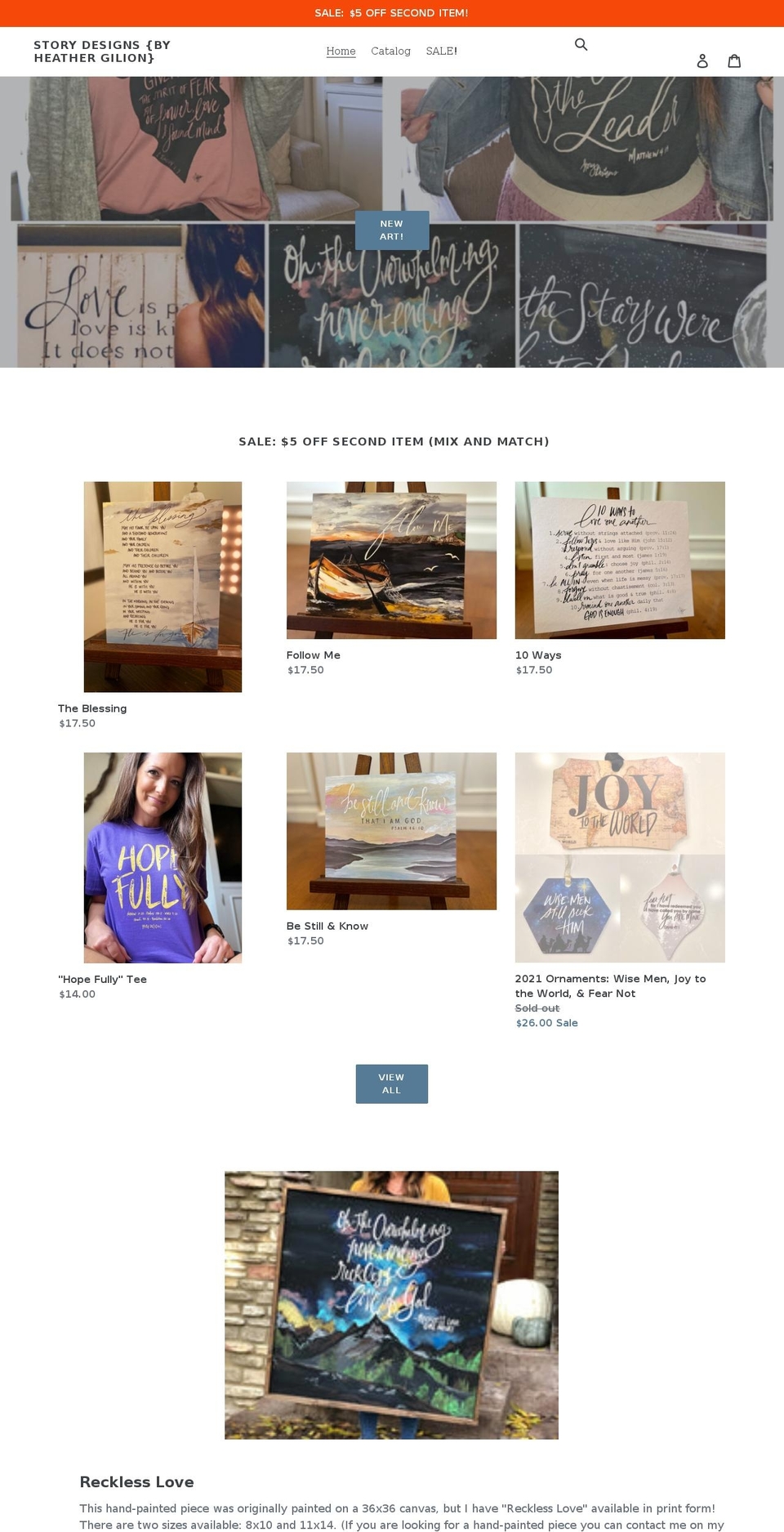 storydesigns.org shopify website screenshot