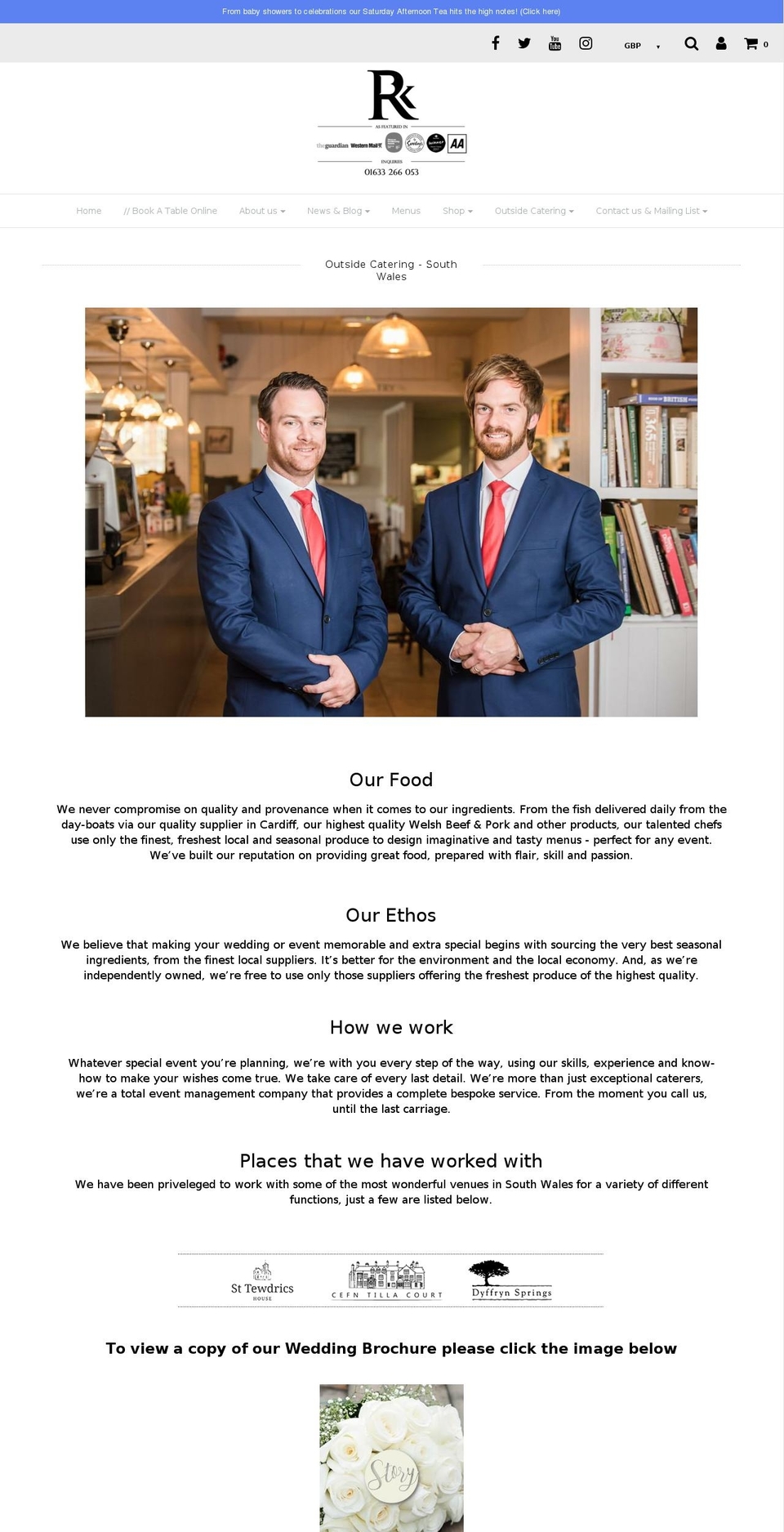 storyfinefood.com — Shopify storefront screenshot