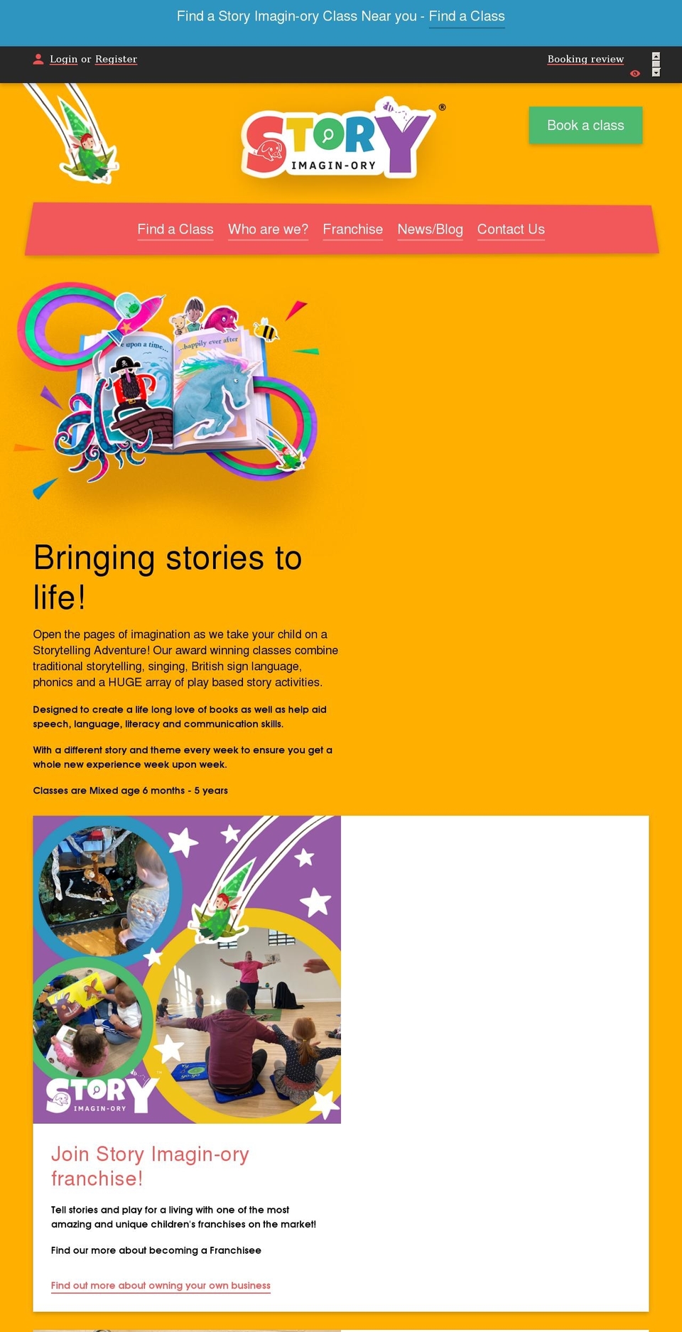 Story Shopify theme site example storyimaginory.co.uk