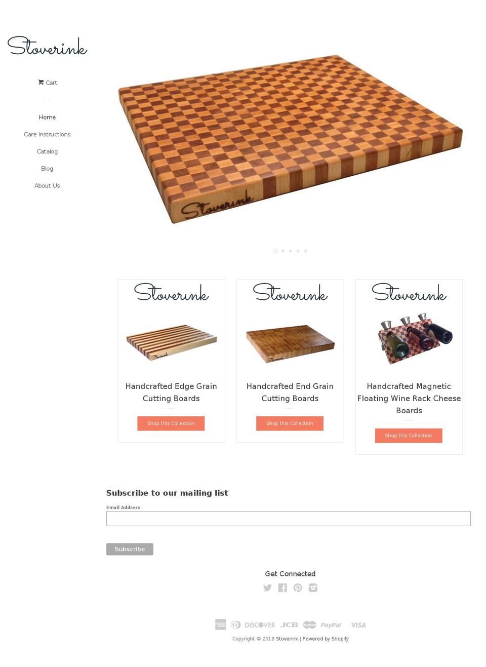Express Shopify theme site example stoverink.com
