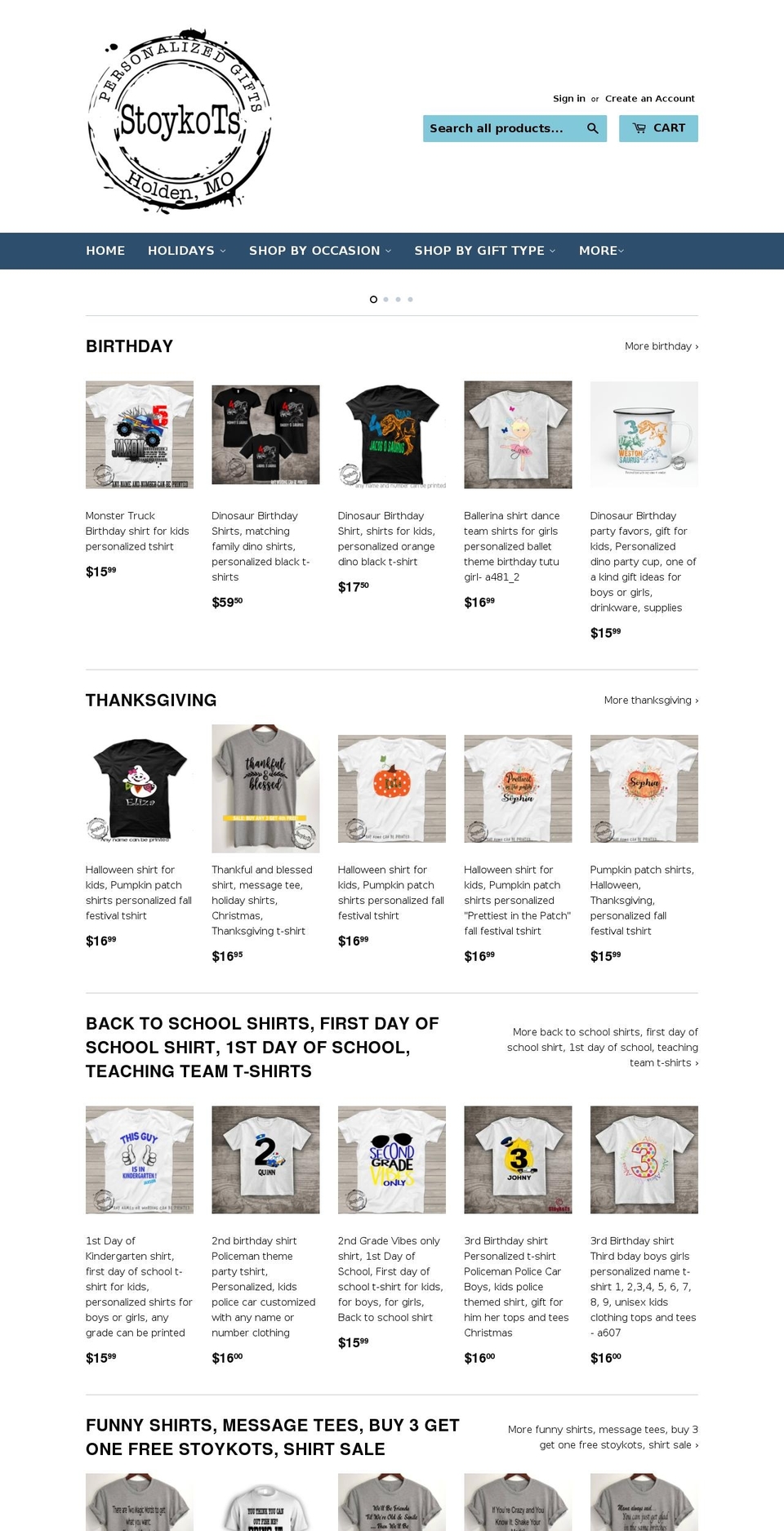 stoykots.com shopify website screenshot
