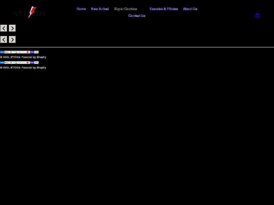 stozm.com shopify website screenshot