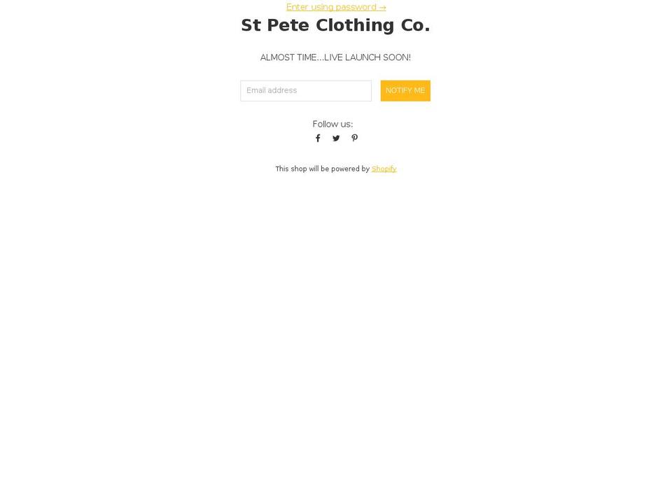 cosmetic-shopify Shopify theme site example stpeteclothingco.com