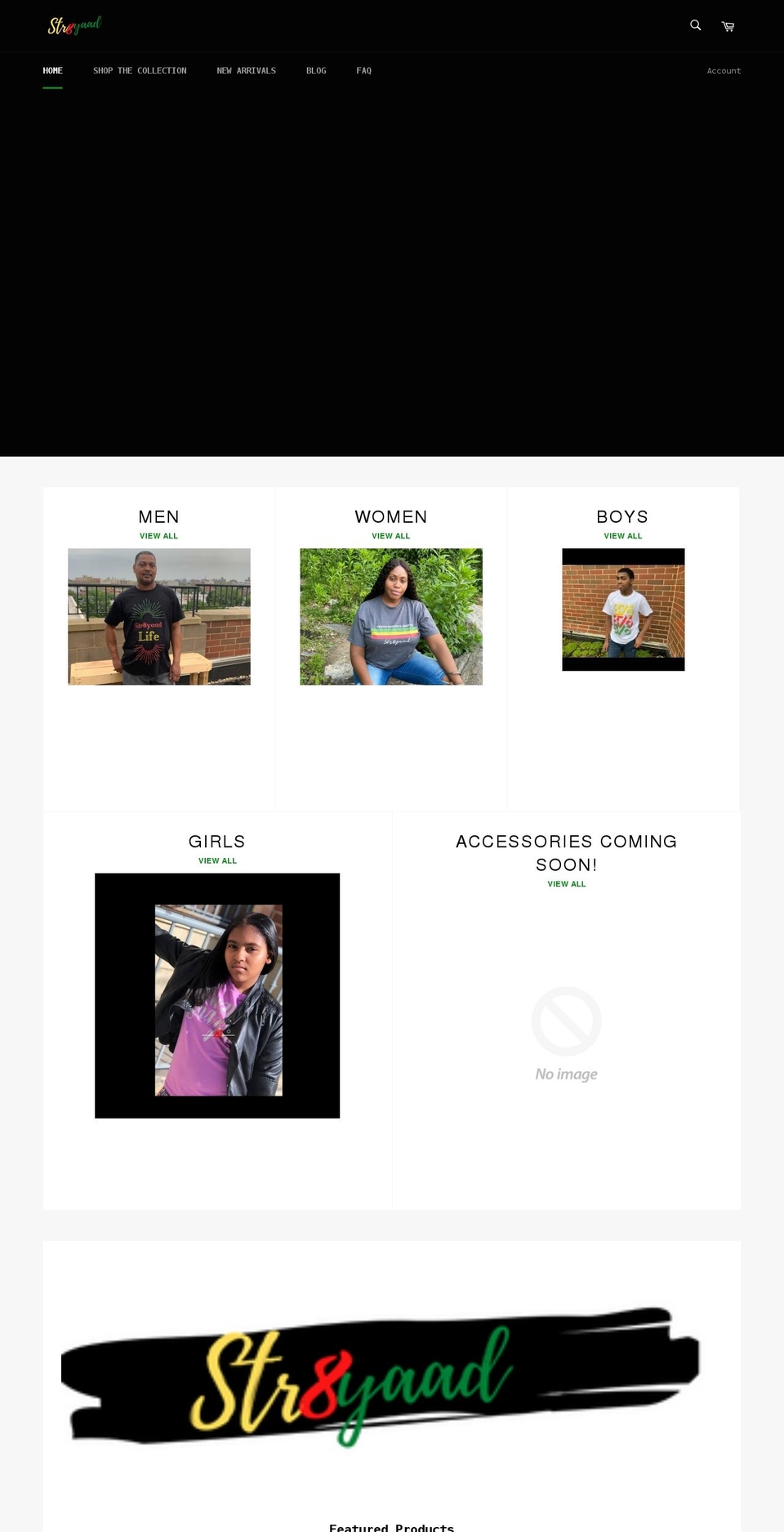 str8yaad.com shopify website screenshot