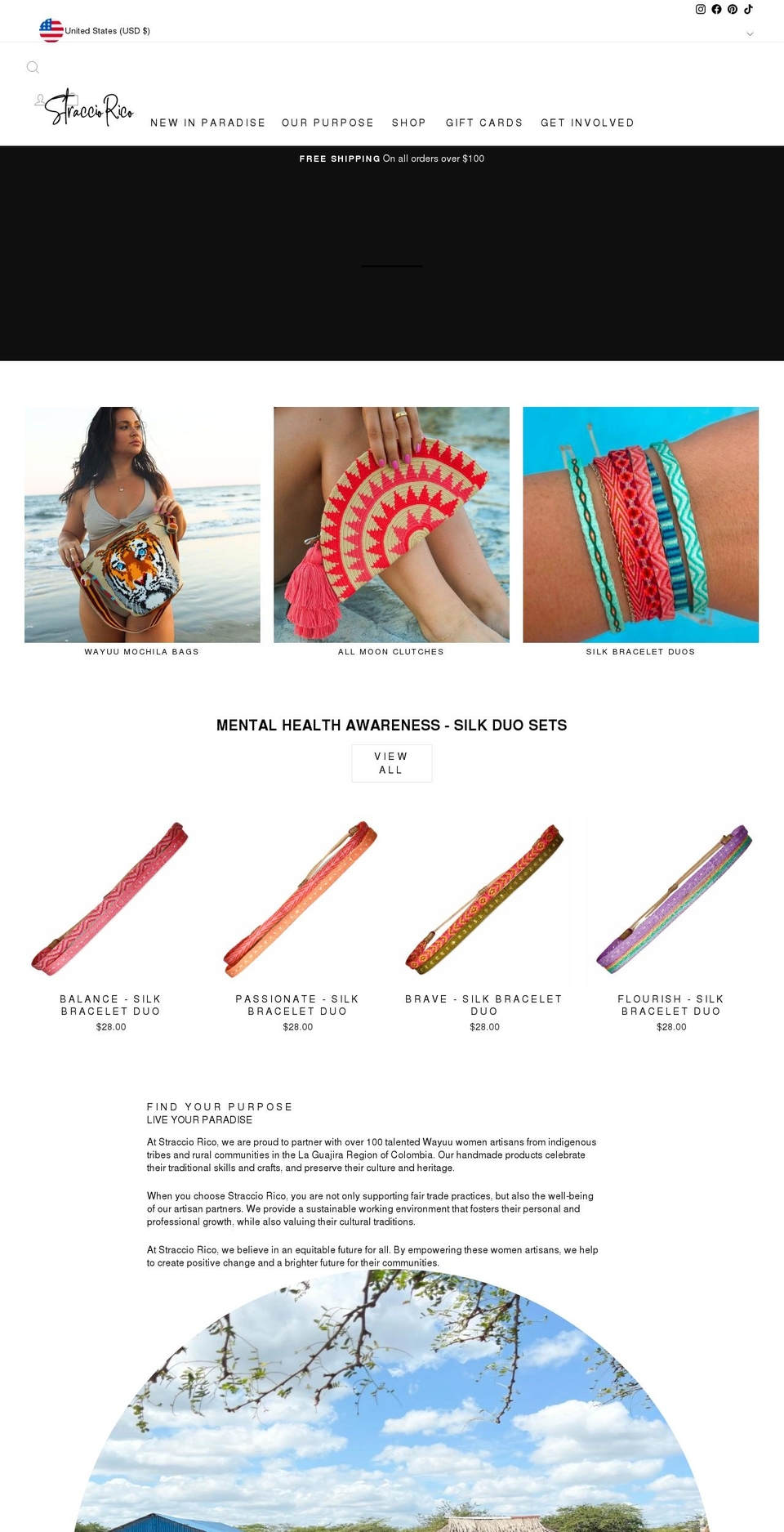 stracciorico.com shopify website screenshot
