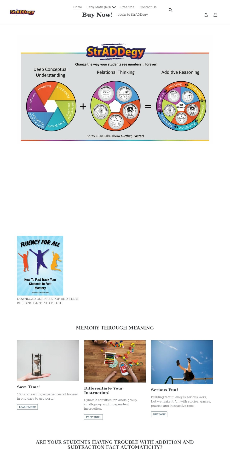 straddegy.com shopify website screenshot