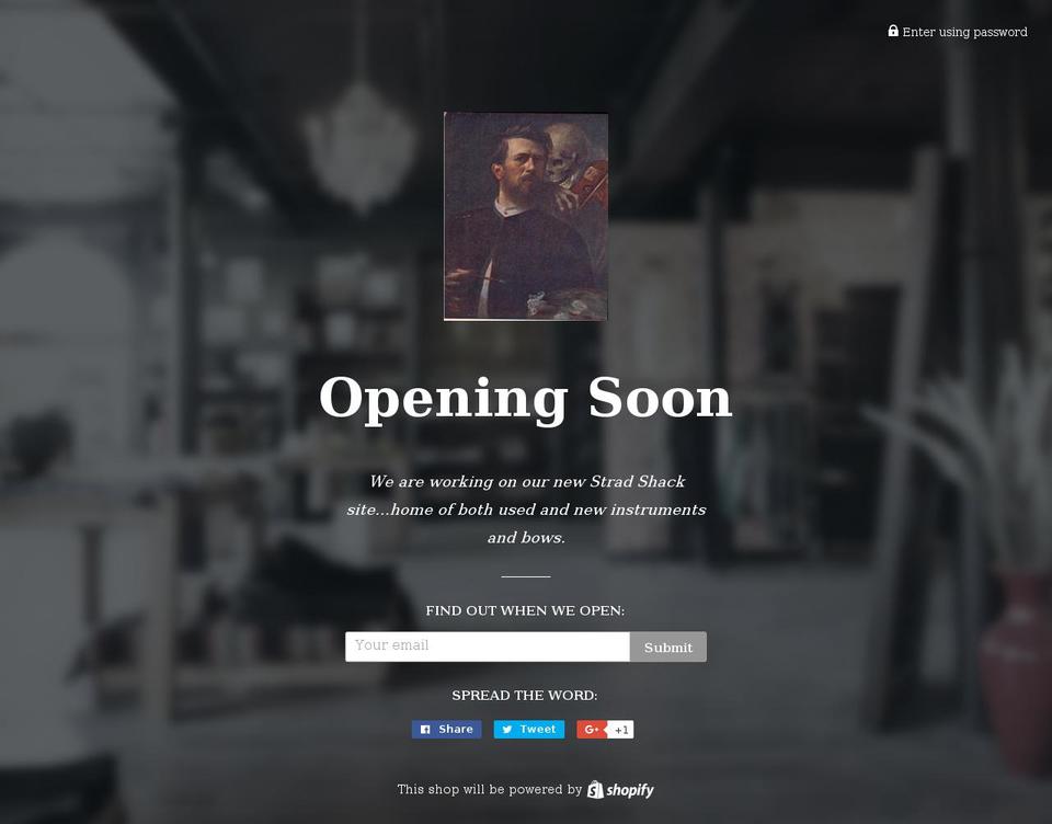 stradshack.com shopify website screenshot