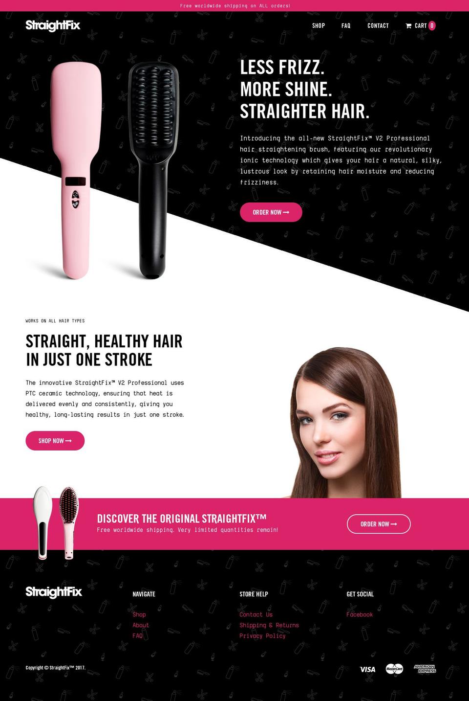 straightfix.com shopify website screenshot