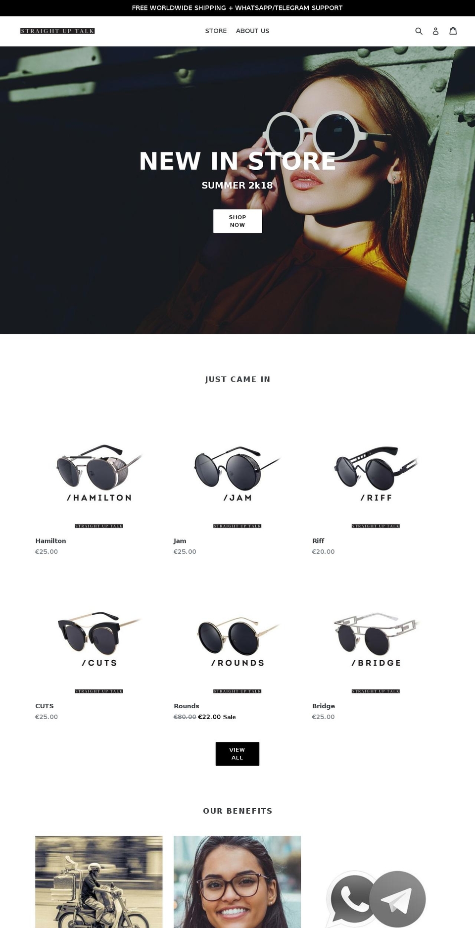 straightuptalk.com — Shopify storefront screenshot