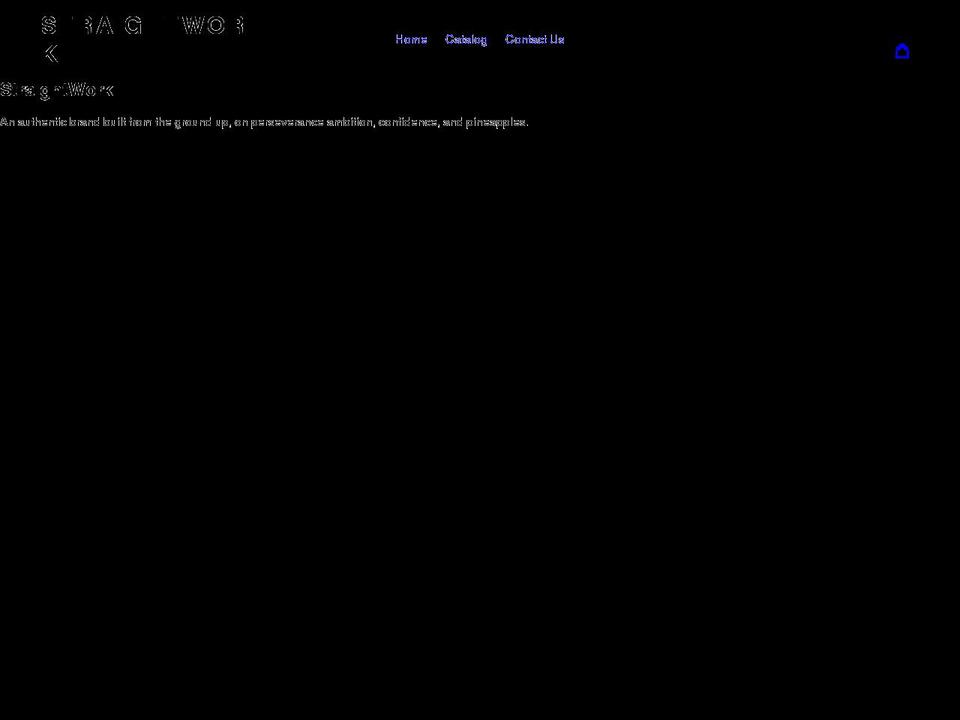 straightwork.net shopify website screenshot