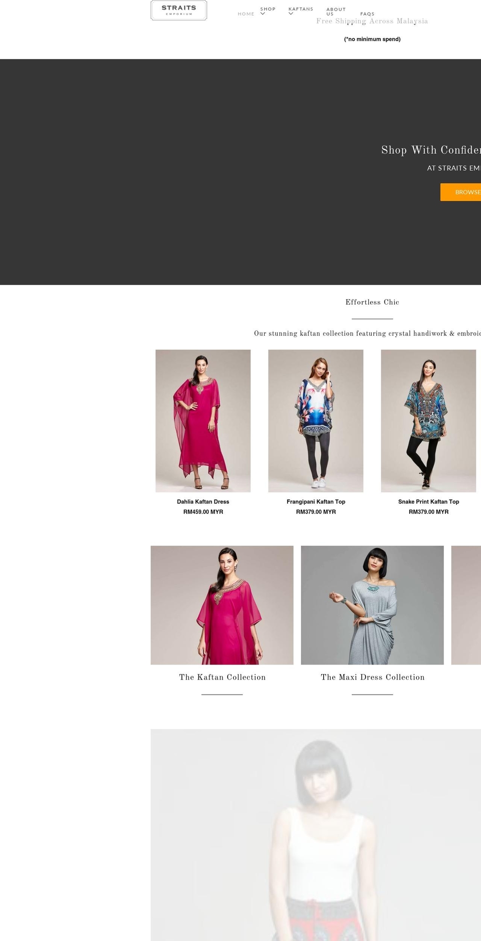 straitsemporium.com — Shopify storefront screenshot