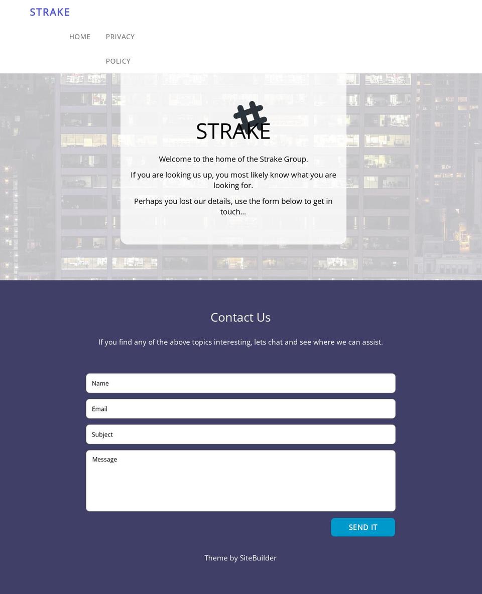 strake.co.za shopify website screenshot