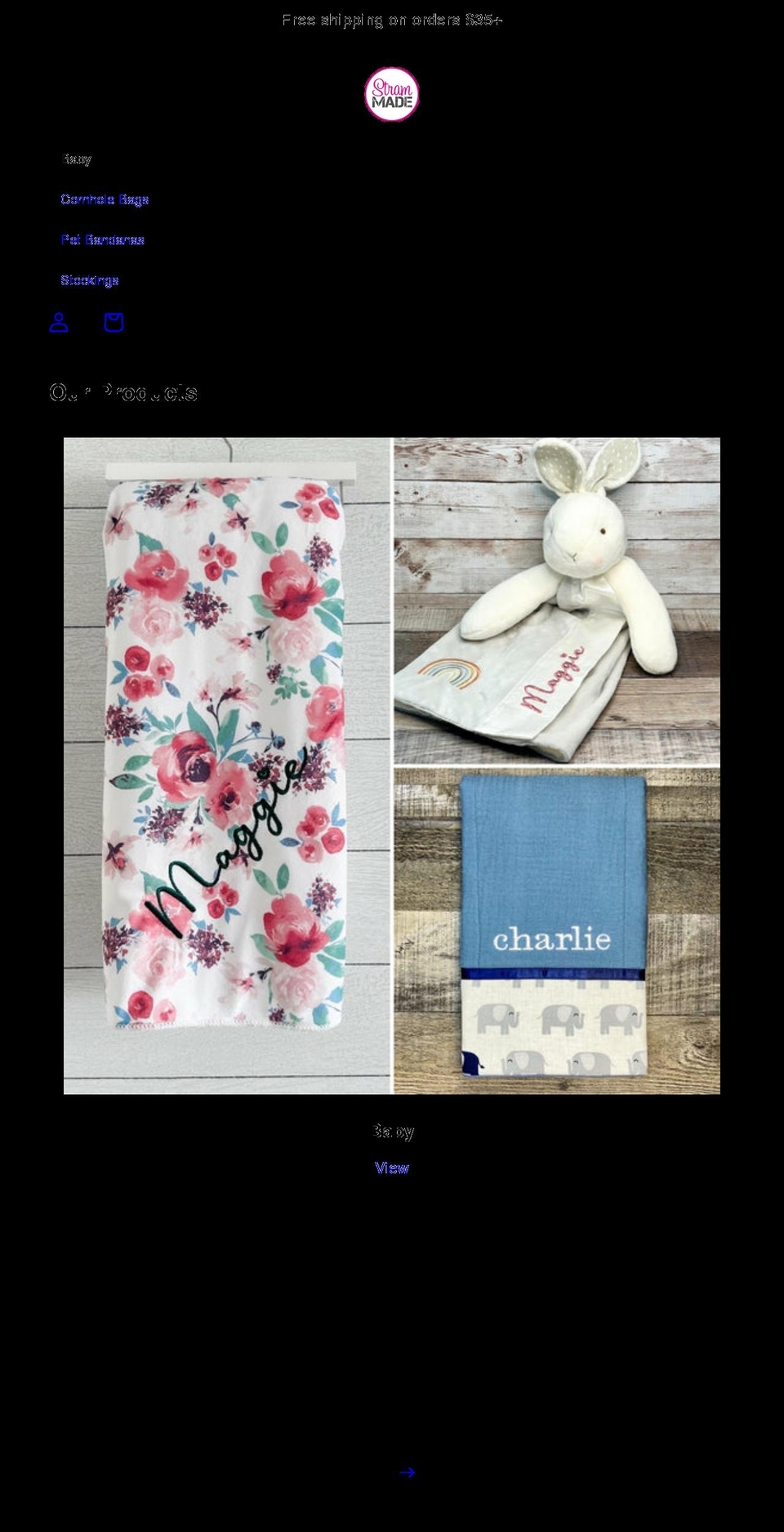 strammade.com shopify website screenshot