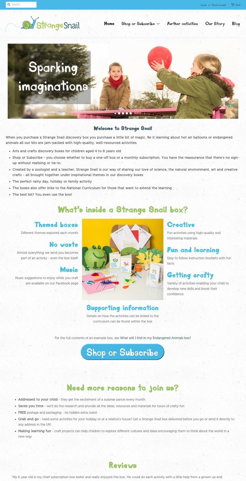 theme-export-strange-snail-myshopify-com-minim Shopify theme site example strangesnailbox.com