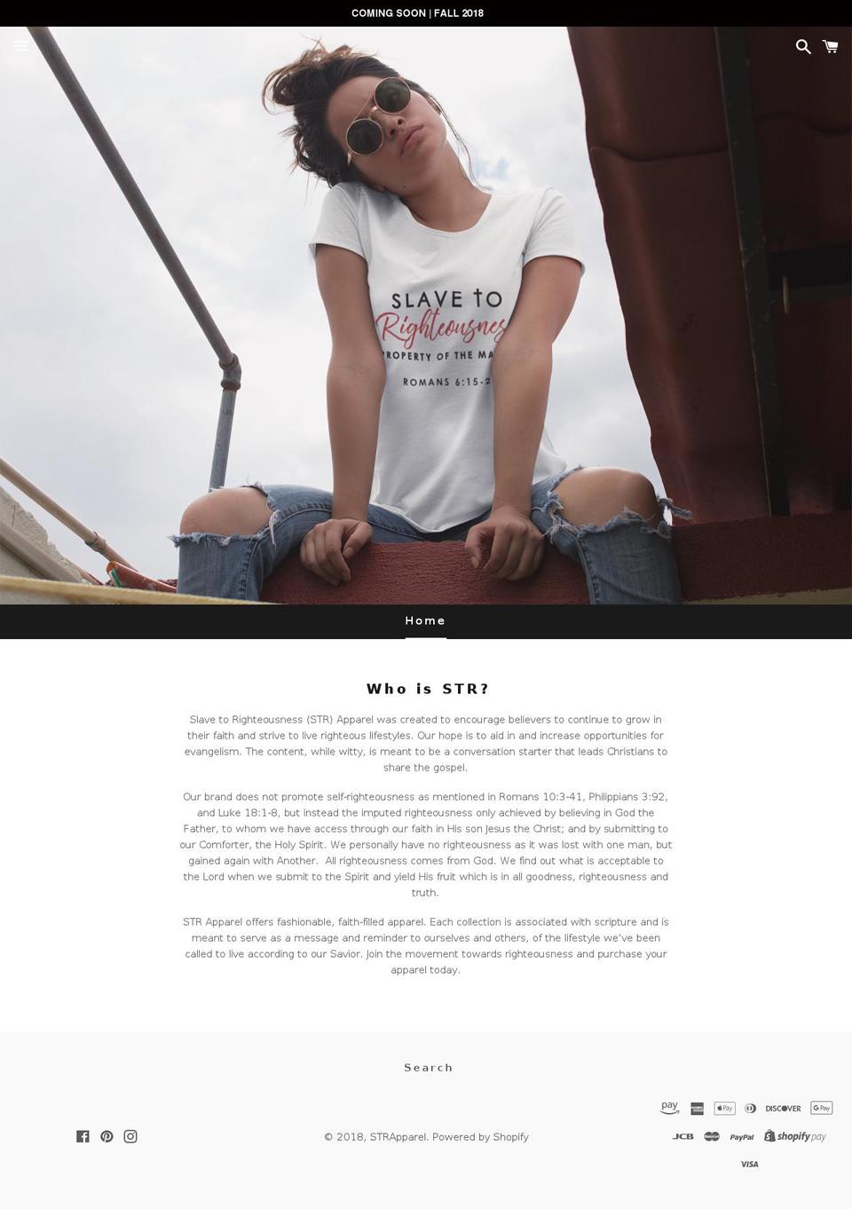 strapparel.com — Shopify storefront screenshot