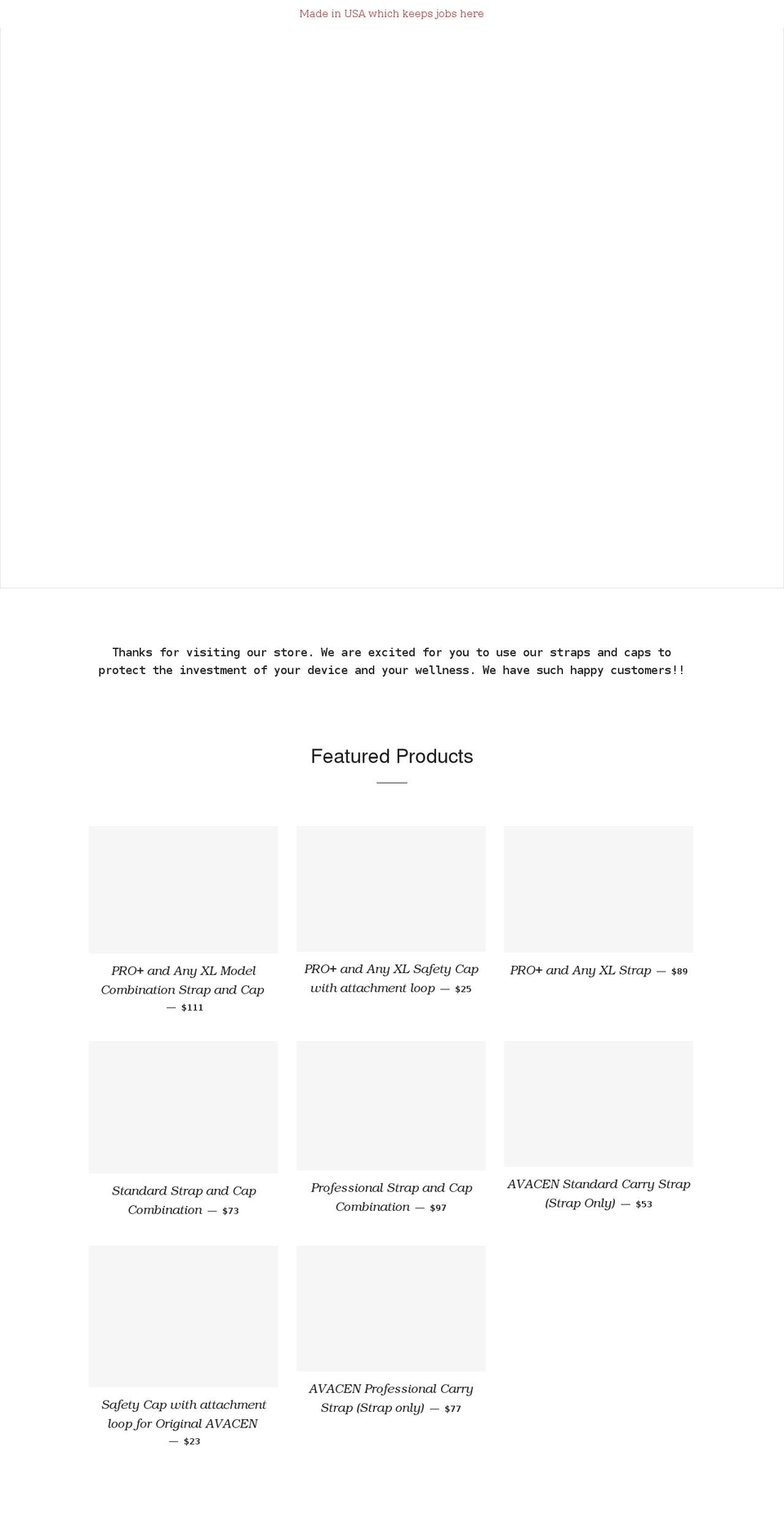 strapsandcaps.com shopify website screenshot