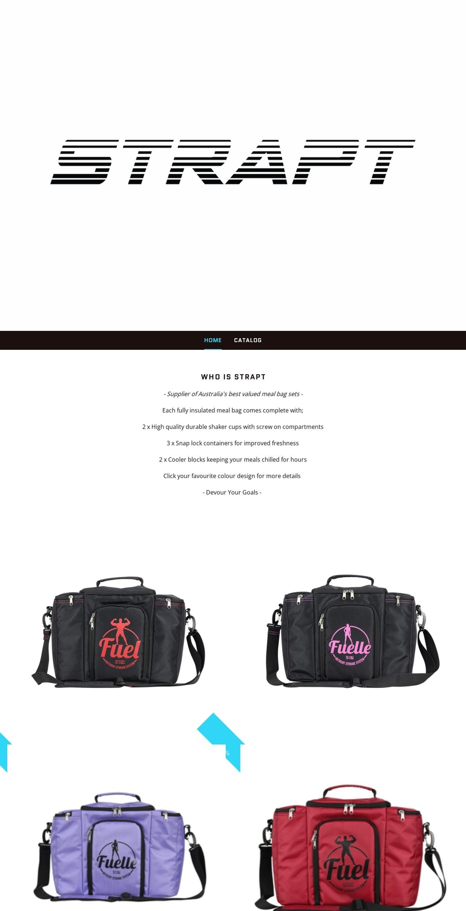 straptaustralia.com.au shopify website screenshot