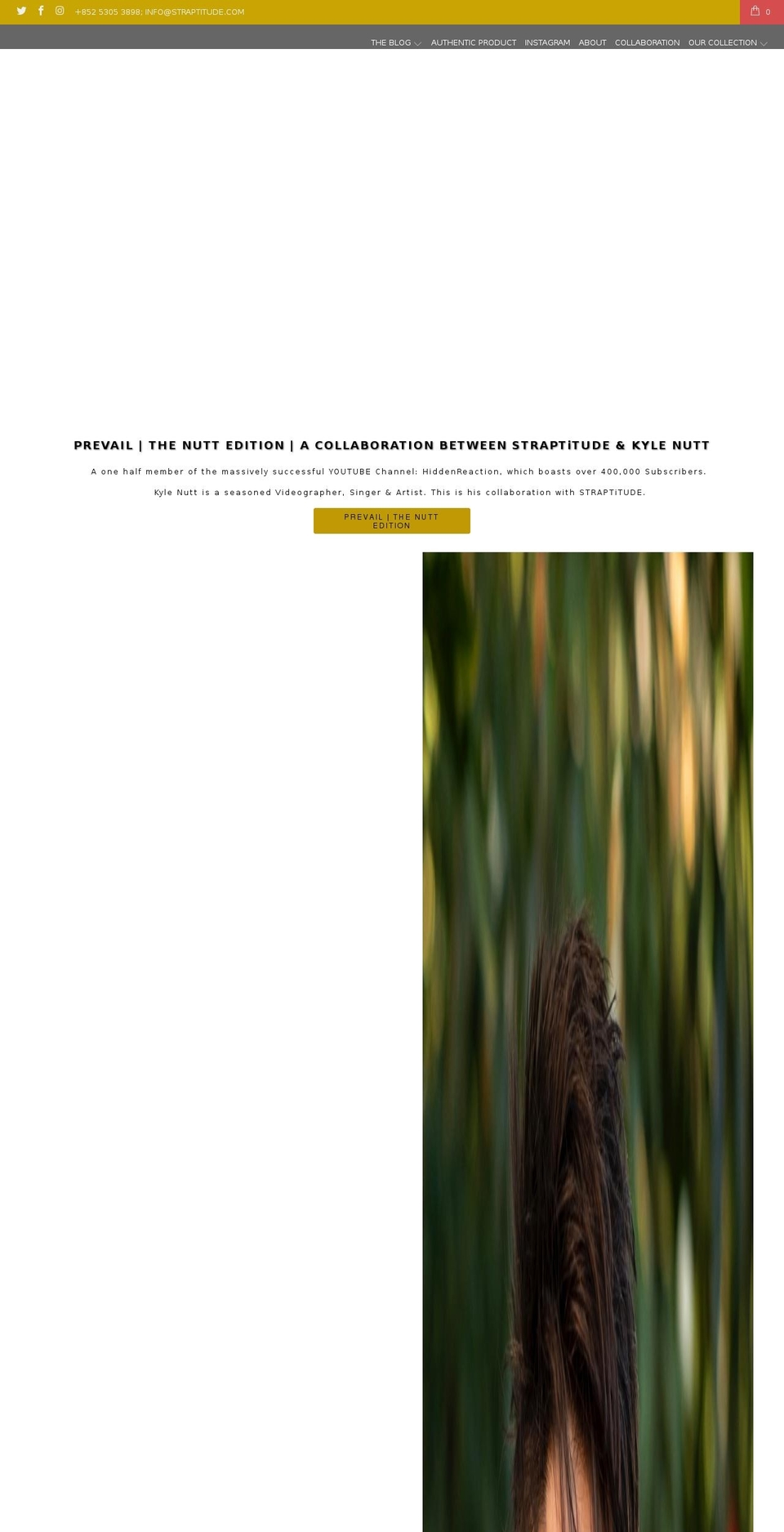 straptitude.com — Shopify storefront screenshot
