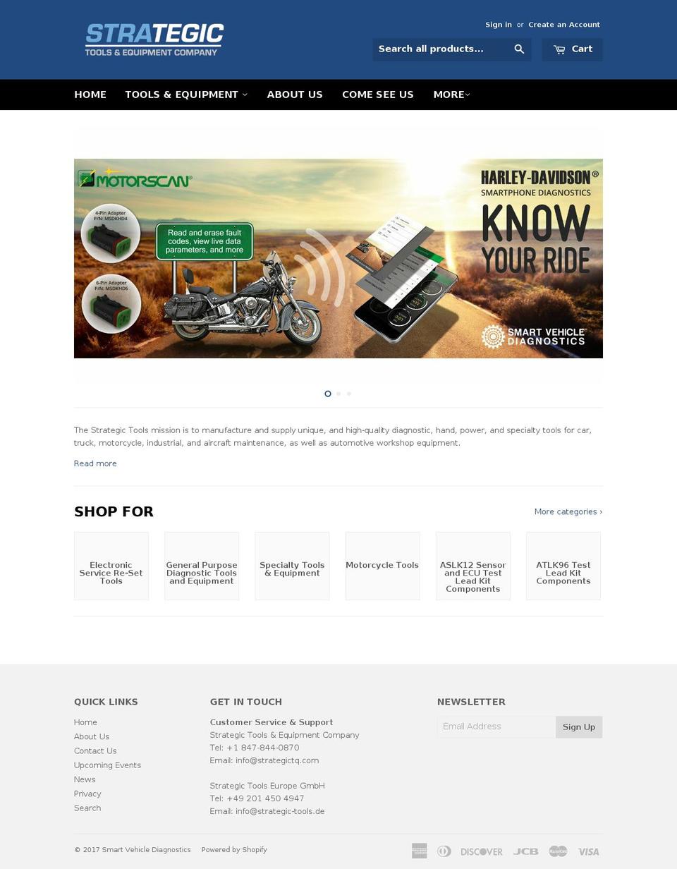 strategic-tools.de shopify website screenshot