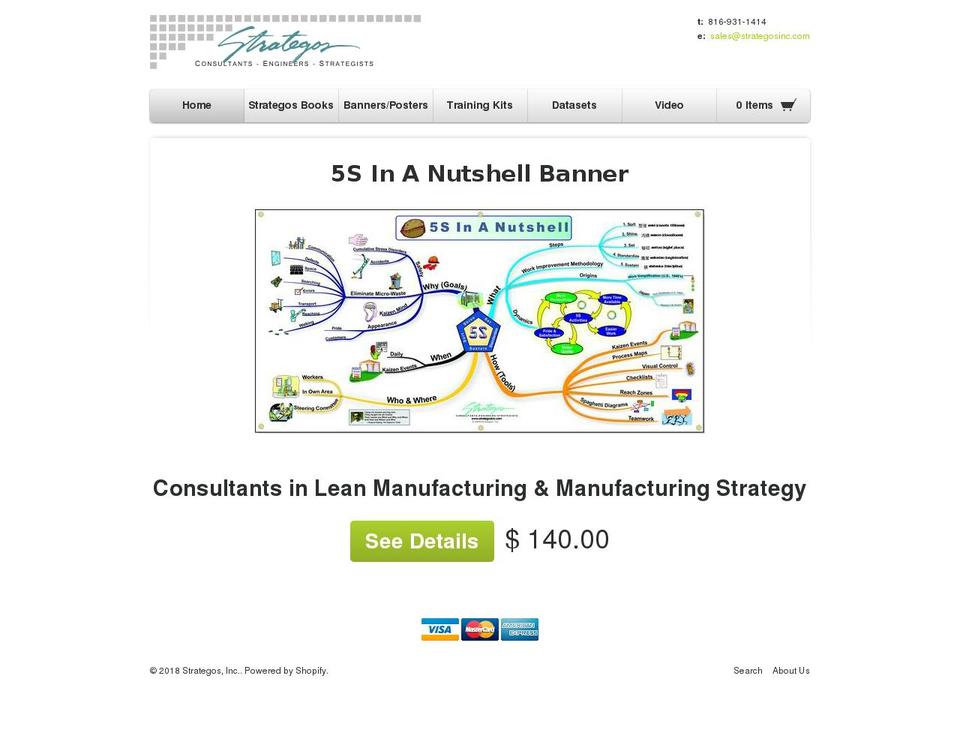 strategos-inc.myshopify.com shopify website screenshot