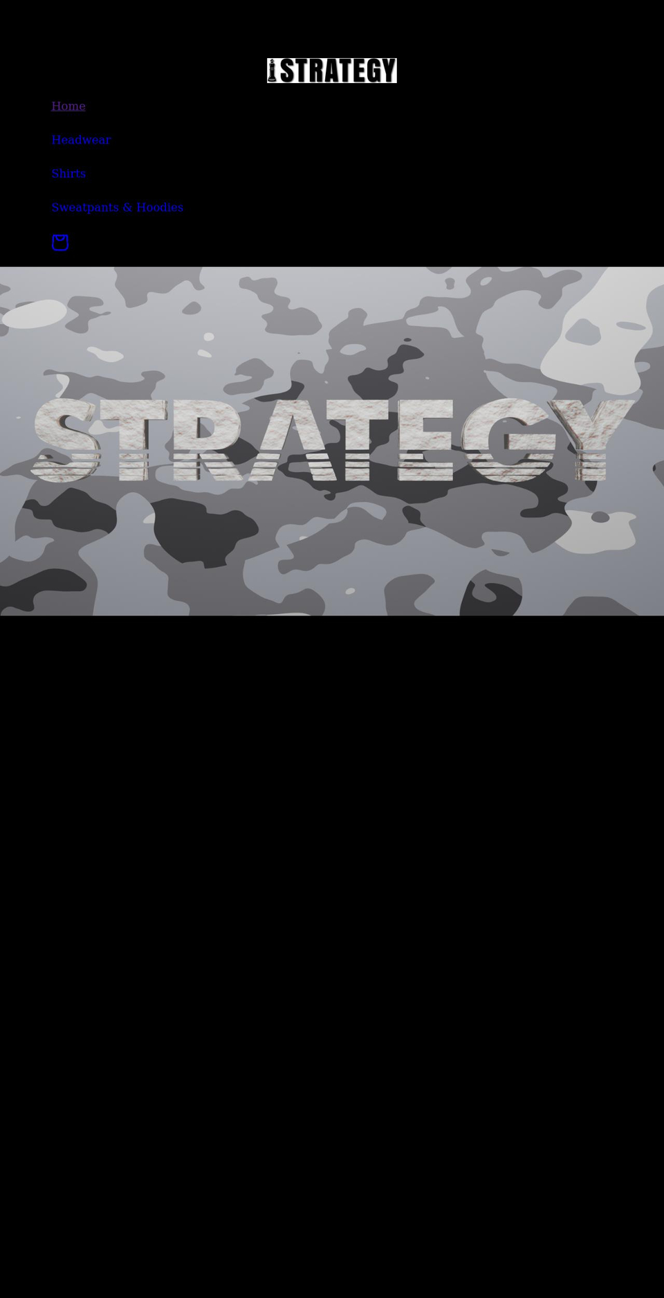 strategyclothing.com shopify website screenshot