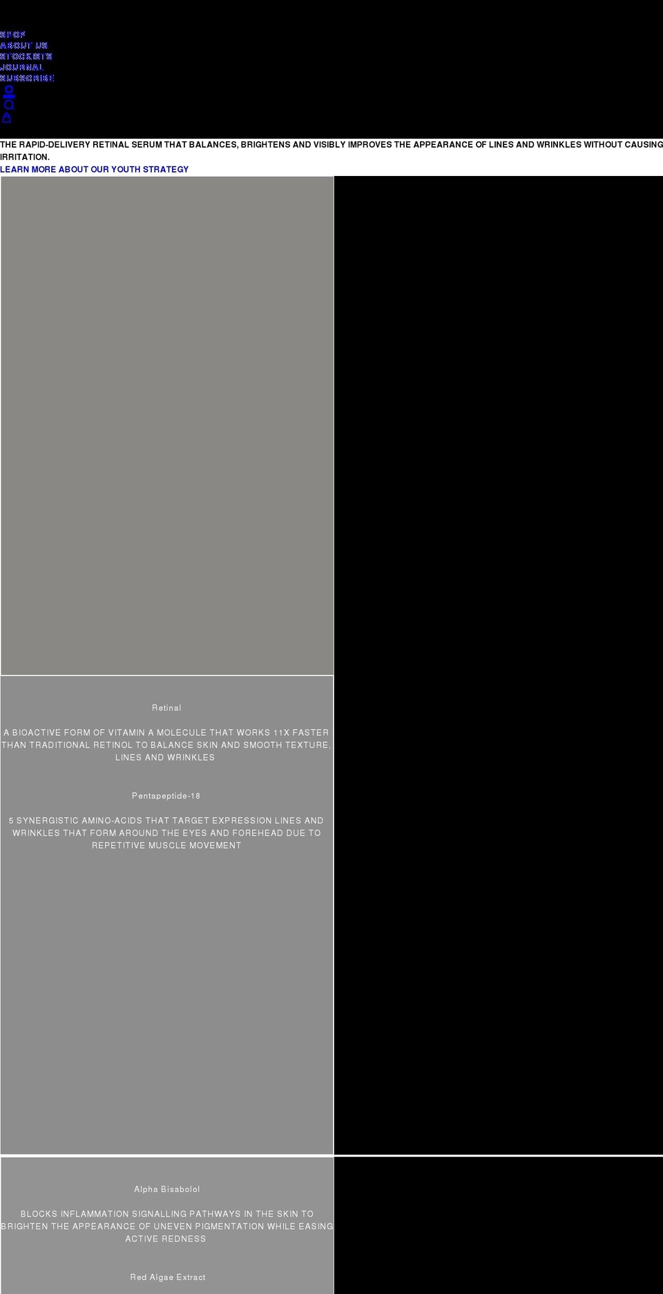 strategyskincare.com shopify website screenshot