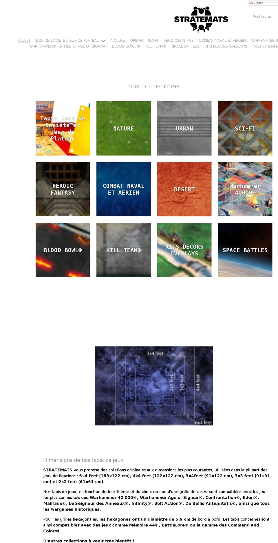 stratemats.com shopify website screenshot