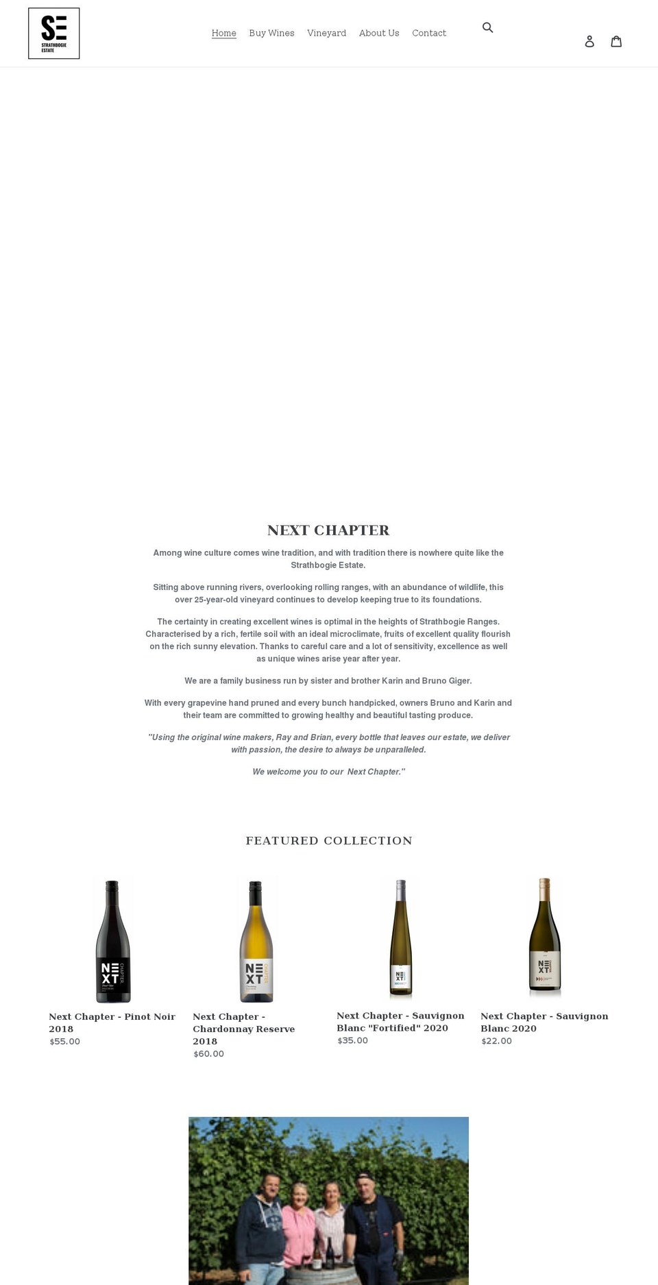 strathbogieestate.com.au shopify website screenshot