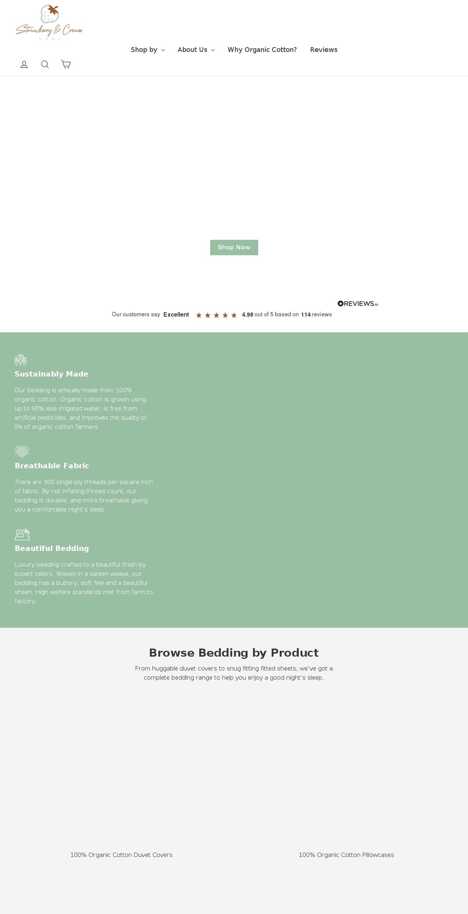 strawberry-cream.com shopify website screenshot