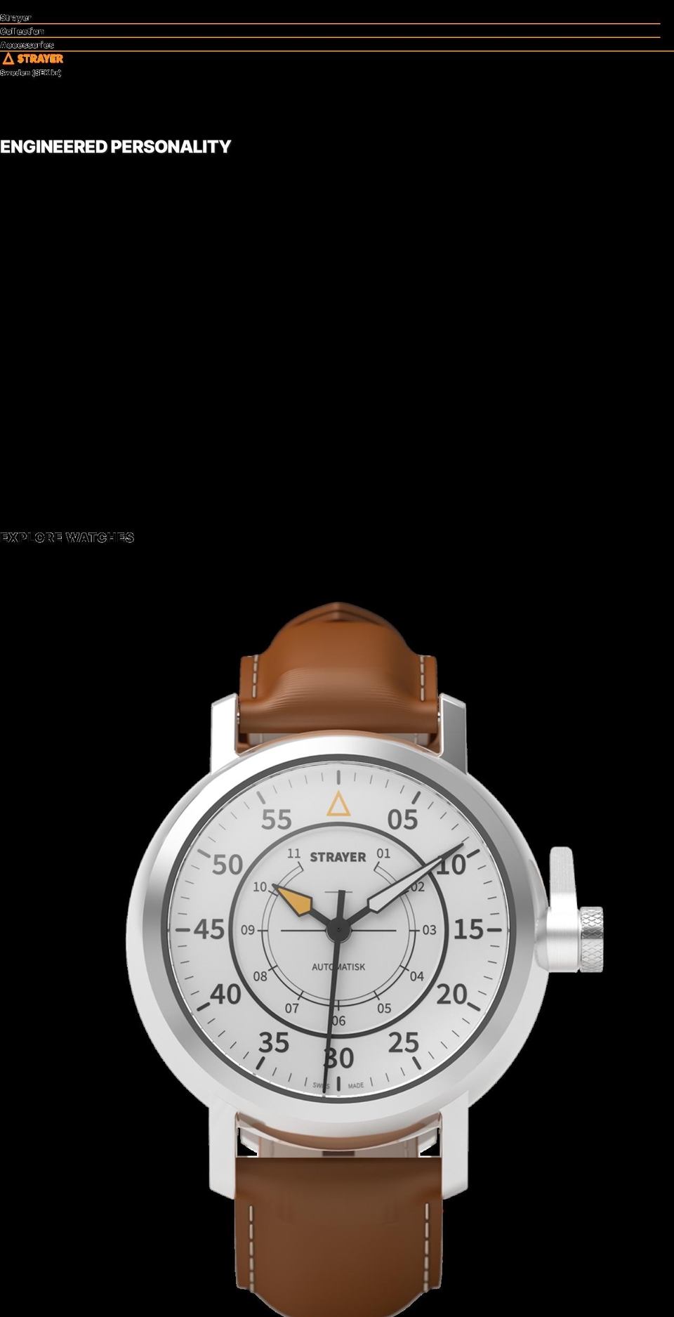 WATCHES Shopify theme site example strayerwatches.com