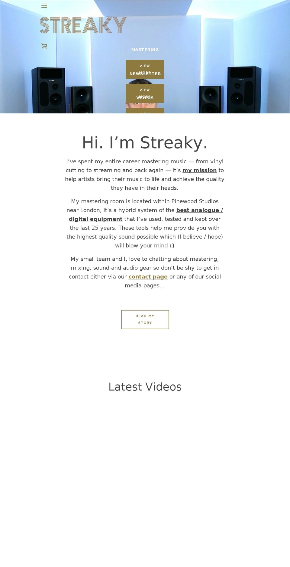 streaky.info shopify website screenshot