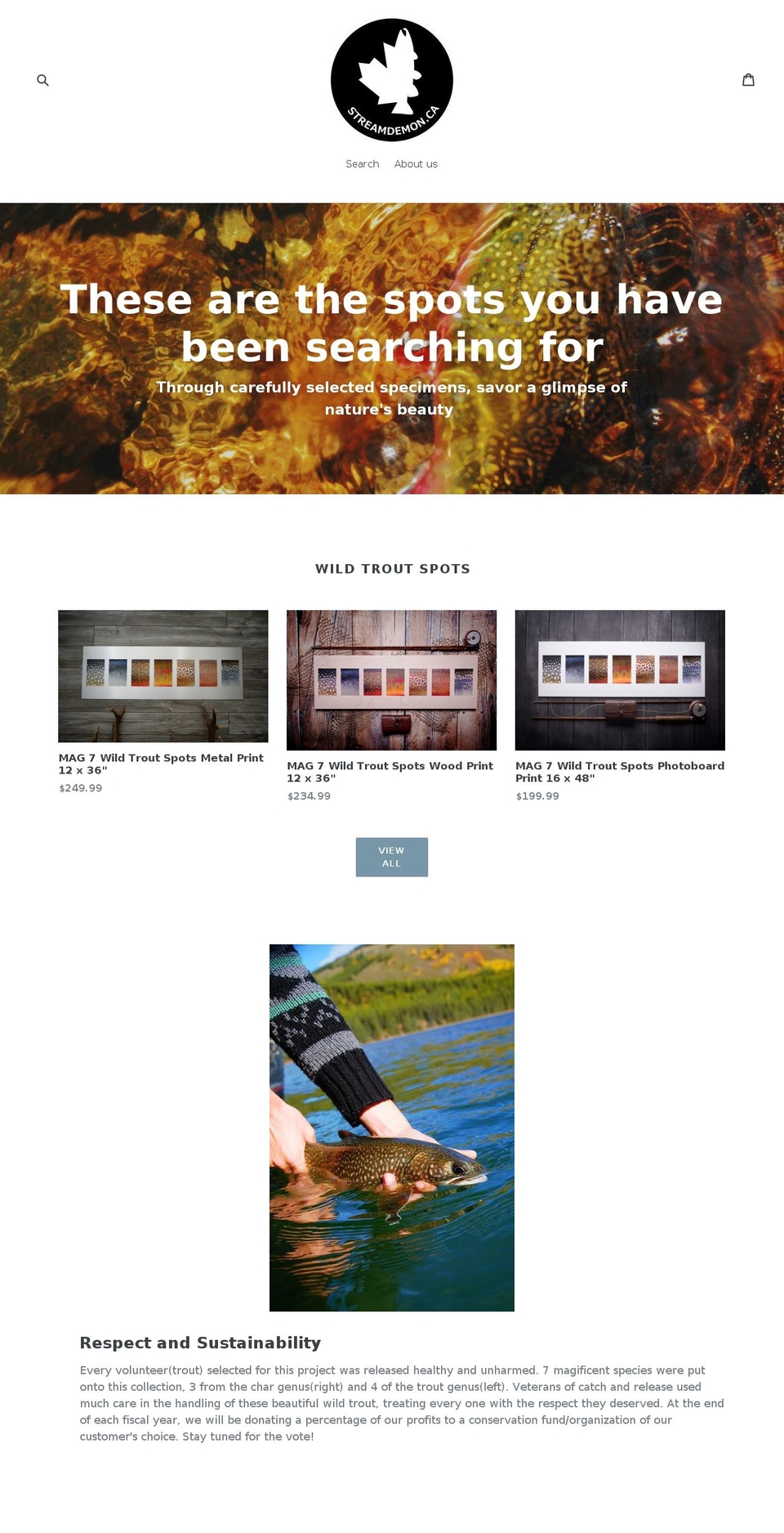 streamdemon.ca shopify website screenshot