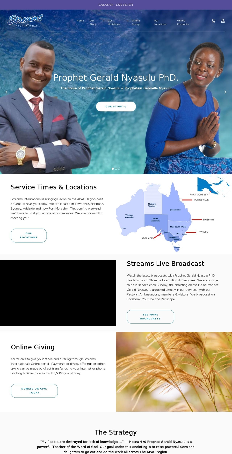 streams.org.au shopify website screenshot