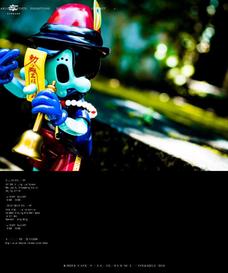 streamsart.com shopify website screenshot