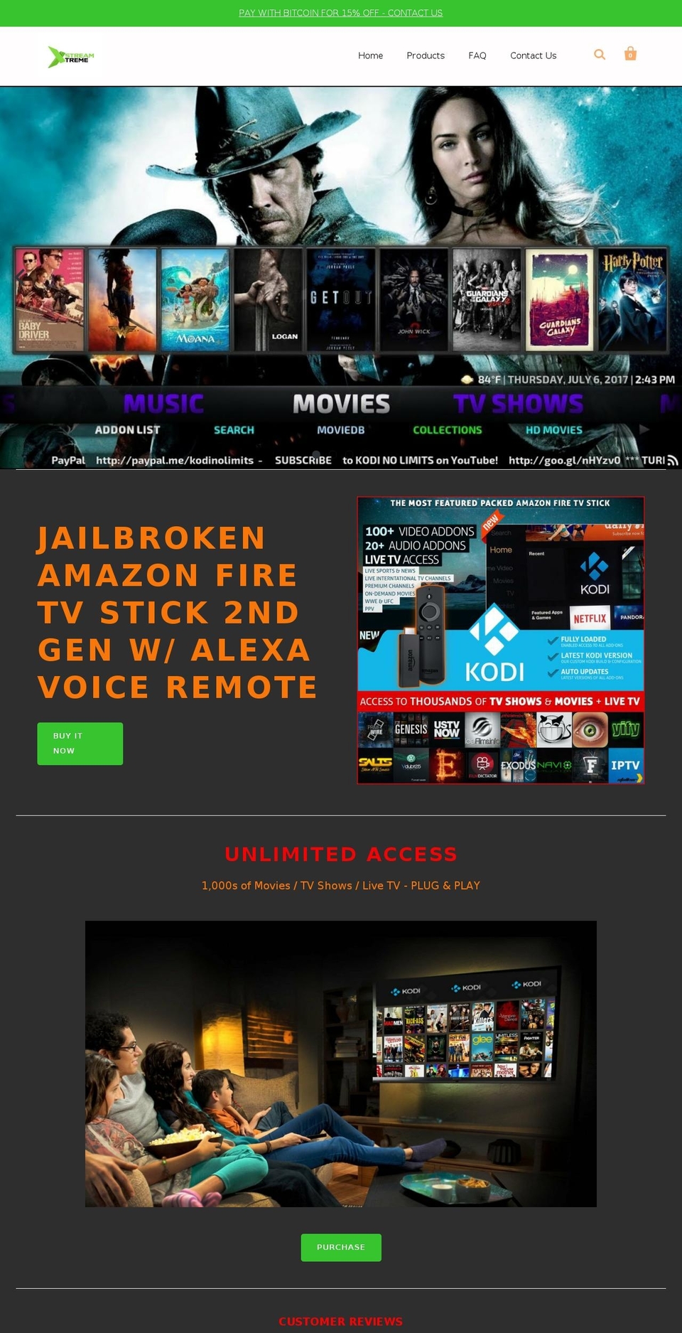 streamxtreme.com — Shopify storefront screenshot