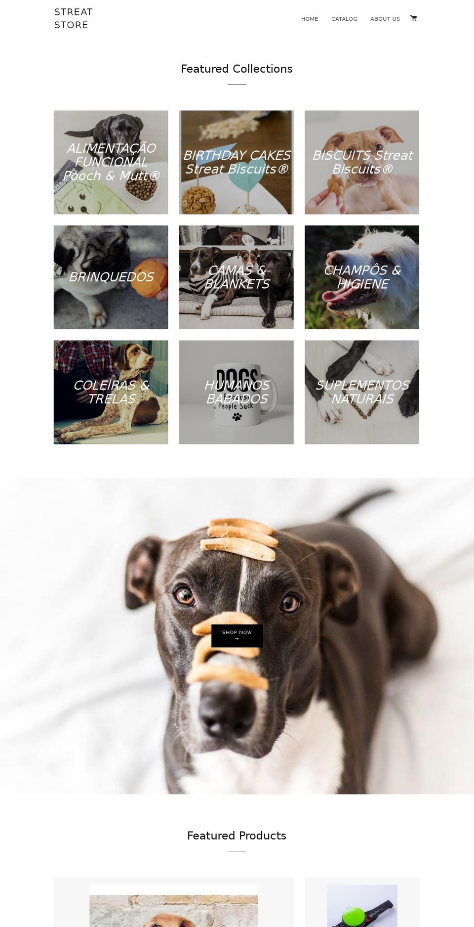 streatbiscuits.com — Shopify storefront screenshot