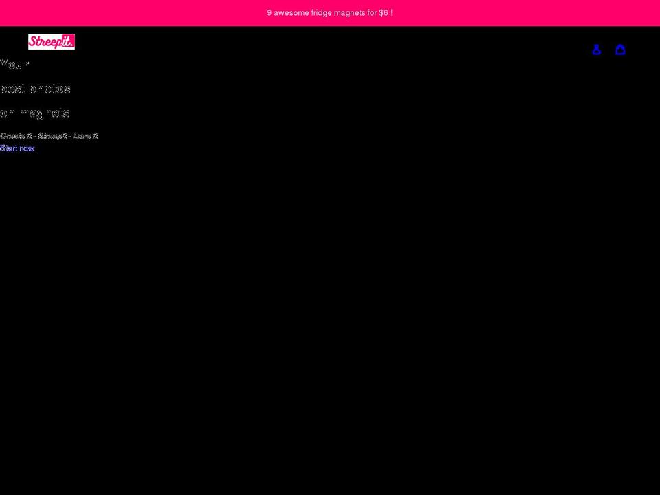 streepit.com shopify website screenshot