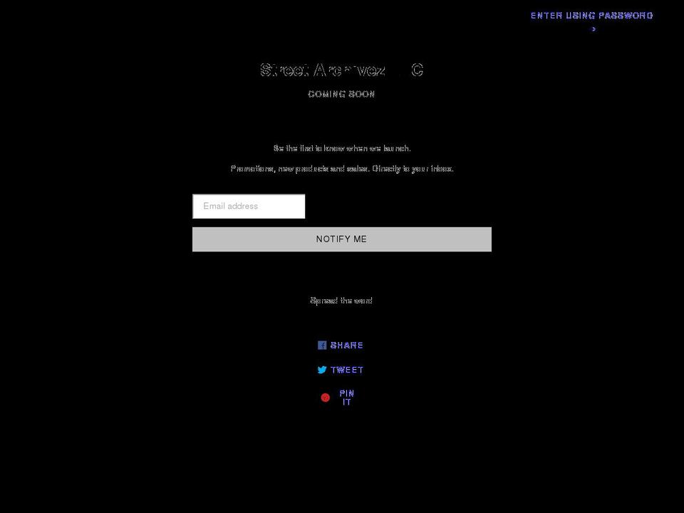 Scraft Base Modules Shopify theme site example street-archivez.com