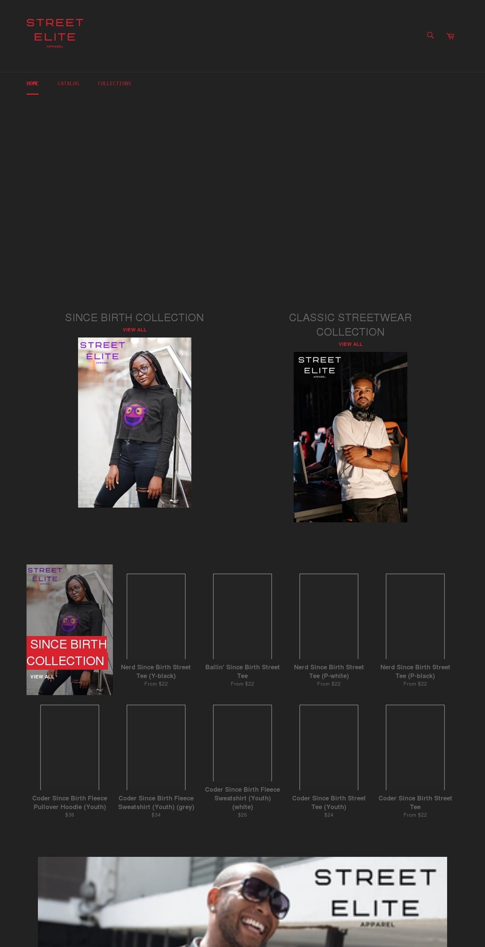 street-elite.com shopify website screenshot