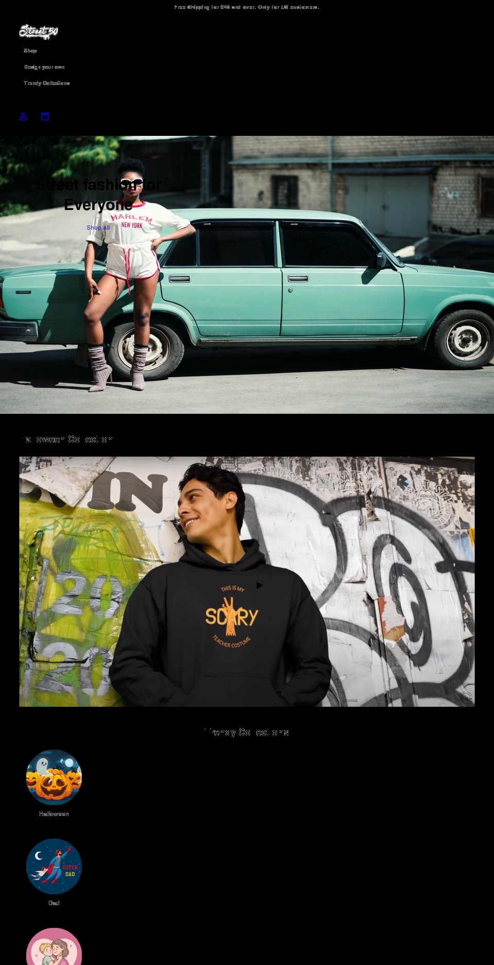street50.com shopify website screenshot