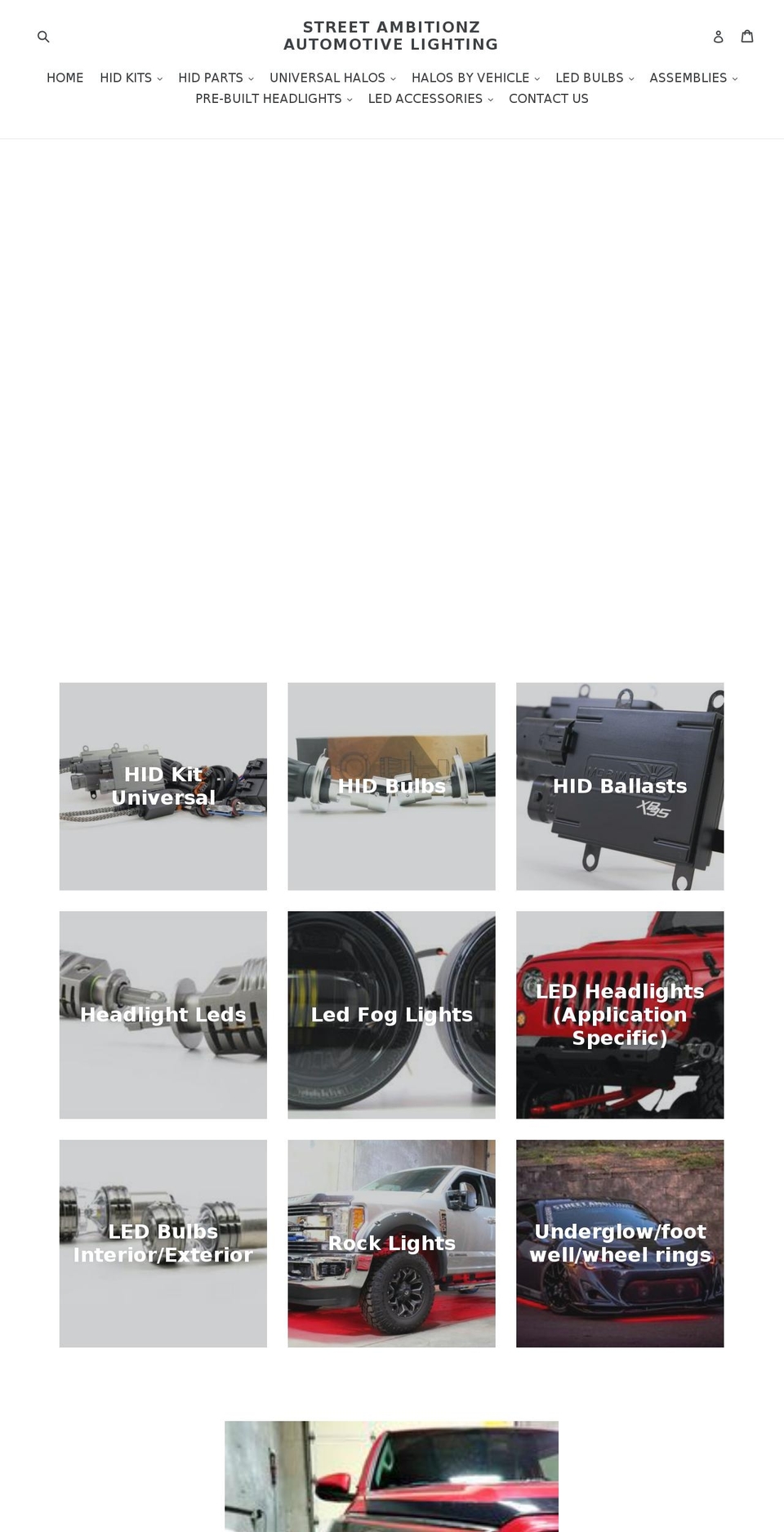 streetambitionz.com shopify website screenshot