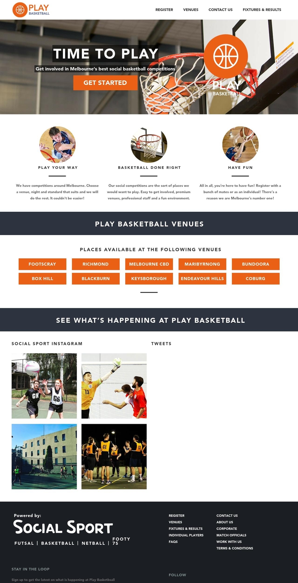 streetball.com.au shopify website screenshot