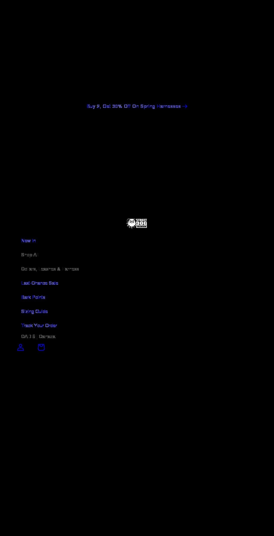 streetdogfashion.com shopify website screenshot