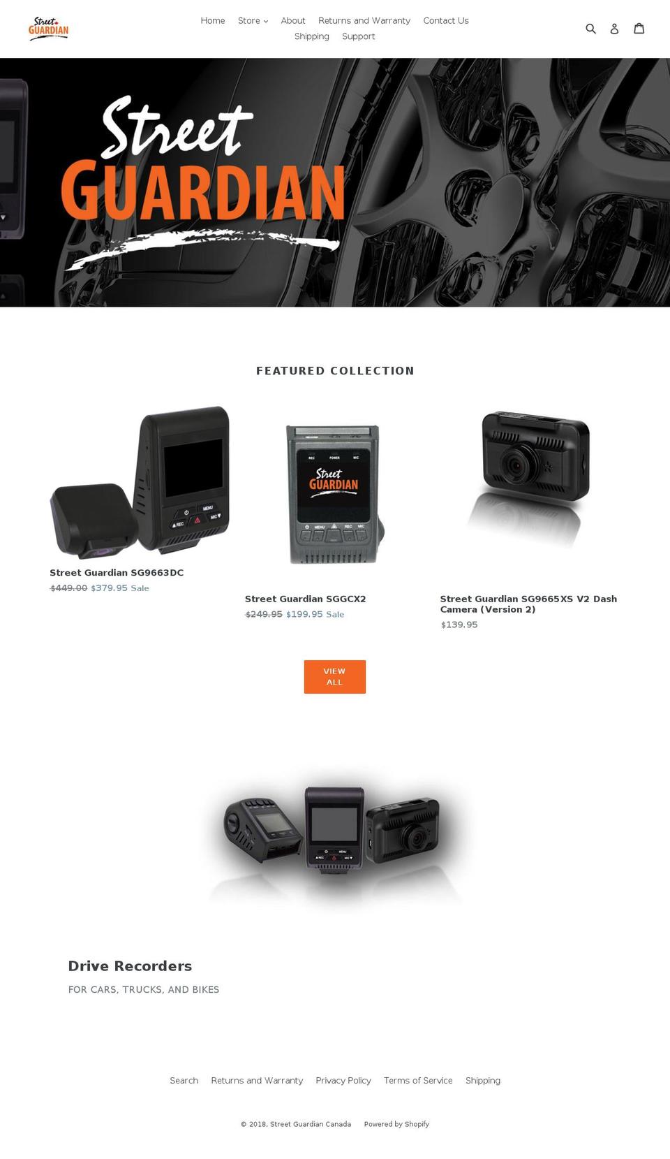 streetguardiancanada.ca shopify website screenshot
