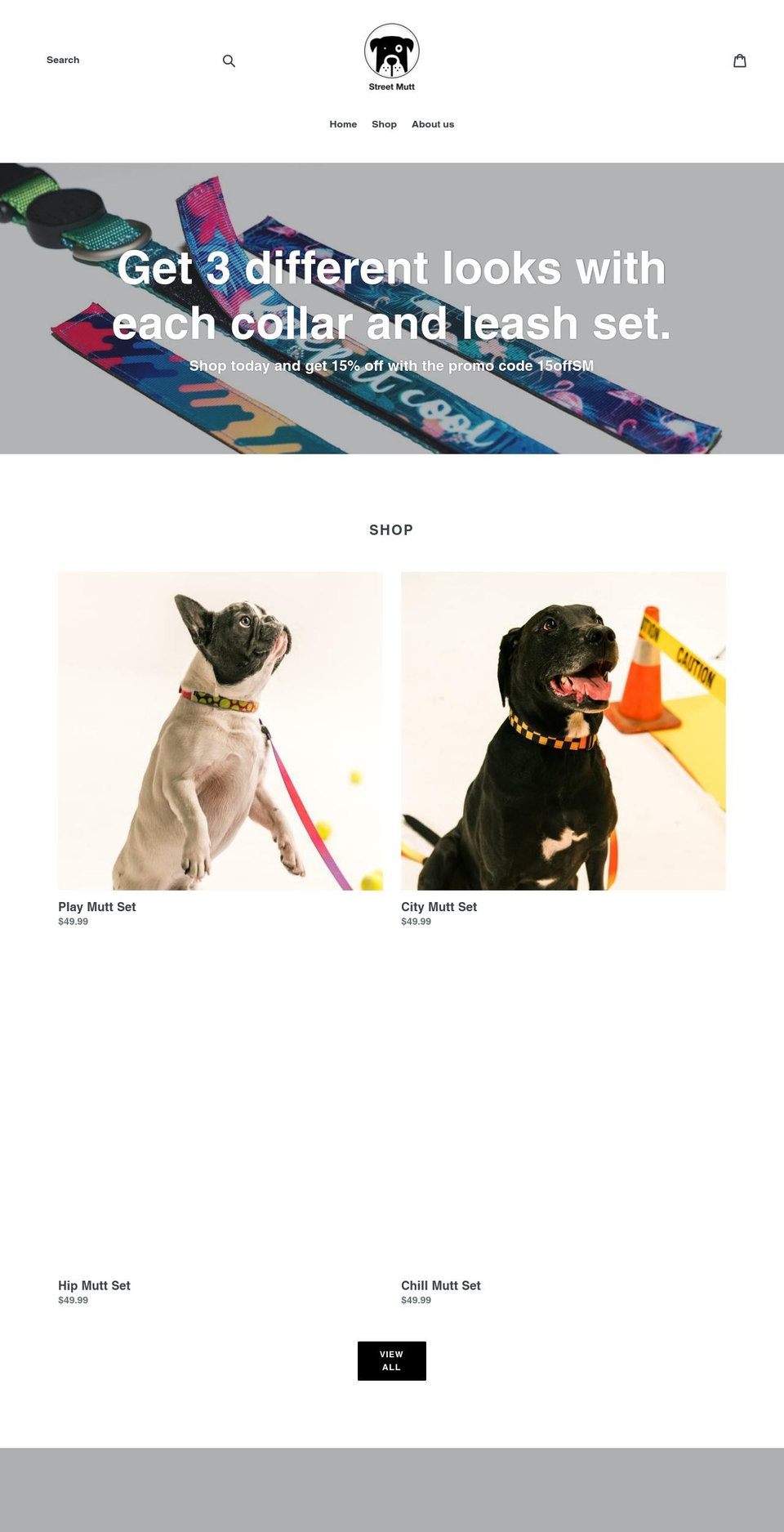 streetmutt.com shopify website screenshot