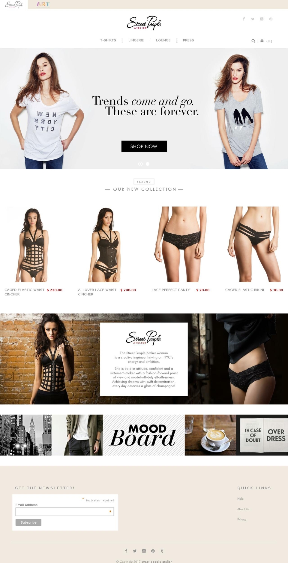 streetpeoplenyc.com shopify website screenshot
