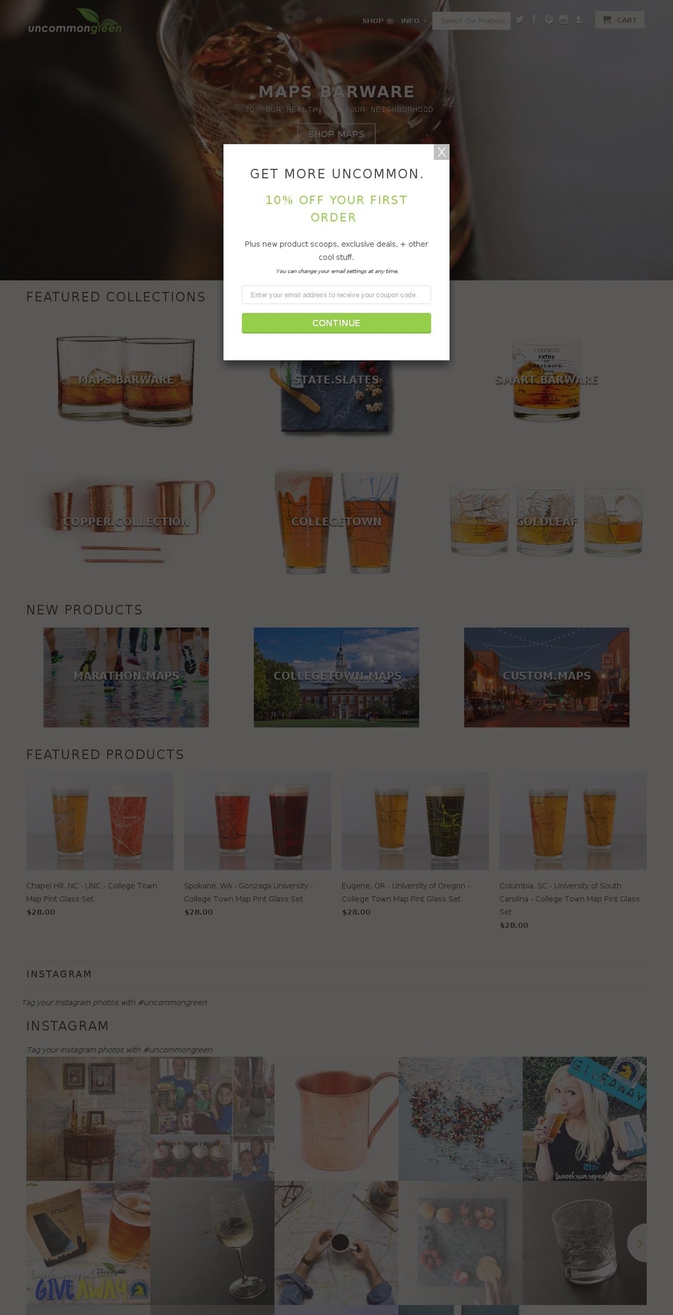 UCG 020917 Retina Shopify theme site example streetpint.com